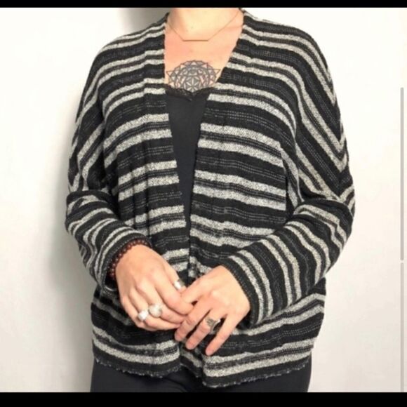 Madewell upbeat pocket stripe cardigan sweater S - Picture 5 of 6